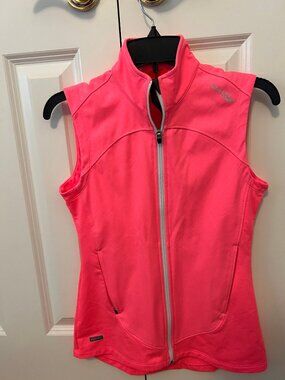 Pink Saucony Lightweight athletic running vest - XS